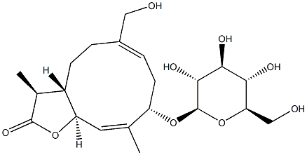 (3S,3aS,6E,9S,10E,11aS)-9-(β-D-Glucopyranosyloxy)-3a,4,5,8,9,11a-hexahydro-6-(hydroxymethyl)-3,10-dimethylcyclodeca[b]furan-2(3H)-one