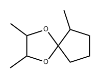 1,4-Dioxaspiro[4.4]nonane,2,3,6-trimethyl-,[2R-[2-alpha-,3-bta-,5-alpha-(S*)]]-(9CI)