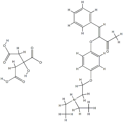 3-BUTEN-2-ONE, 3-(4-(2-(DIETHYLAMINO)ETHOXY)PHENOXY)-4-PHENYL-, CITRAT E (1:1), (