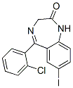 2H-1,4-Benzodiazepin-2-one, 5-(2-chlorophenyl)-1,3-dihydro-7-(iodo-125 I)-