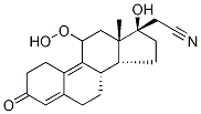 (11BETA,17ALPHA)-11-氢过氧基-17-羟基-3-氧代-19-去甲孕甾-4,9-二烯-21-腈