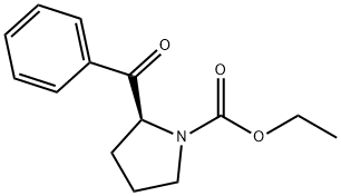 1-Pyrrolidinecarboxylic acid, 2-benzoyl-, ethyl ester, (S)-