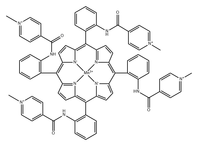 Manganese(III)-tetra-2-(N-methylisonicotinamidophenyl)porphyrin