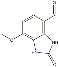 1H-Benzimidazole-4-carboxaldehyde,2,3-dihydro-7-methoxy-2-oxo-(9CI)