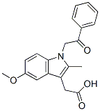 2-(5-methoxy-2-methyl-1-phenacyl-indol-3-yl)acetic acid