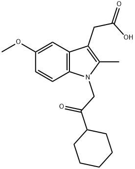 1-(2-Cyclohexyl-2-oxoethyl)-5-methoxy-2-methyl-1H-indole-3-acetic acid
