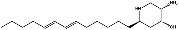(2R)-5β-Amino-2α-[(3E,5E)-3,5-tridecadienyl]piperidin-4β-ol