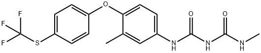 N-METHYL-N-[3-METHYL-4-[4-[(TRIFLUOROMETHYL)THIO]PHENOXY]PHENYL]-IMIDODICARBONIC DIAMIDE