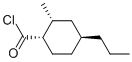 Cyclohexanecarbonyl chloride, 2-methyl-4-propyl-, (1alpha,2alpha,4beta)- (9CI)
