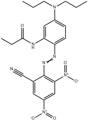 2'-(2-cyano-4,6-dinitrophenylazo)-5'-(N,N-dipropylamino)propionanilide