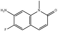2(1H)-Quinolinone,7-amino-6-fluoro-1-methyl-(9CI)