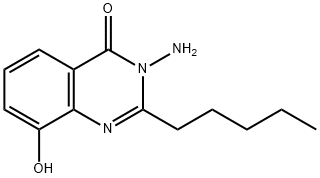 4(3H)-Quinazolinone,  3-amino-8-hydroxy-2-pentyl-