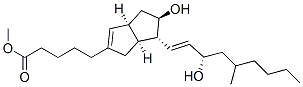 2-Pentalenepentanoic acid, 1,3a,4,5,6,6a-hexahydro-5-hydroxy-6-(3-hydr oxy-5-methyl-1-nonenyl)-, methyl ester, (3aS-(3aalpha,5beta,6alpha(1E, 3R*,5R*),6aalpha))-