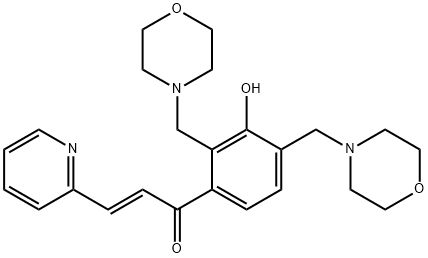 (E)-1-(3-hydroxy-2,4-bis(MorpholinoMethyl)phenyl)-3-(pyridin-2-yl)prop-2-en-1-one