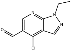 4-chloro-1-ethyl-1H-pyrazolo[3,4-b]pyridine-5-carbaldehyde