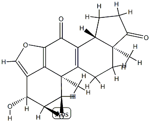 (-)-1α,2α-Epoxy-3β-hydroxyandrosta-5-eno[6,5,4-bc]furan-8-ene-7,17-dione