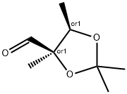 1,3-Dioxolane-4-carboxaldehyde, 2,2,4,5-tetramethyl-, cis- (9CI)