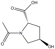 D-Proline, 1-acetyl-4-hydroxy-, (4S)-rel- (9CI)