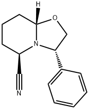 (3S,5R,8AS)-(+)-六氢-3-苯基-5H-噁唑并[3,2-A]吡啶-5-甲腈