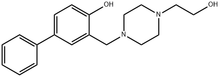 4-(2-Hydroxy-5-phenylbenzyl)-1-piperazineethanol