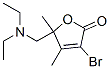 3-bromo-5-(diethylaminomethyl)-4,5-dimethyl-furan-2-one
