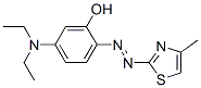 2-(4-methyl-2-thiazolylazo)-5-diethylaminophenol