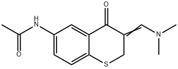 N-[3-[(二甲基氨基)亚甲基]-3,4-二氢-4-氧代-2H-1-苯并噻喃-6-基]乙酰胺