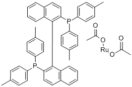 二乙酰基[(S)-(-)-2,2'-双(二-P-苯基磷酰)-1,1'联萘]钌