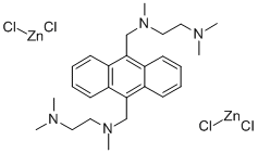 N,N`-双(2-二甲基氨基乙基)-N,N`-二甲基-9,10-蒽二甲基胺双氯化锌盐络合物