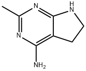 1H-Pyrrolo[2,3-d]pyrimidin-4-amine, 5,6-dihydro-2-methyl- (9CI)