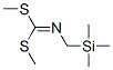 [(Trimethylsilyl)methyl]carbonimidodithioic acid dimethyl ester