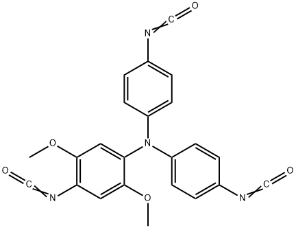 4-[Bis(4-isocyanatophenyl)amino]-2,5-dimethoxyphenyl isocyanate