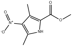 Pyrrole-2-carboxylic acid, 3,5-dimethyl-4-nitro-, methyl ester (6CI)