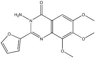 4(3H)-Quinazolinone,  3-amino-2-(2-furyl)-6,7,8-trimethoxy-  (6CI)