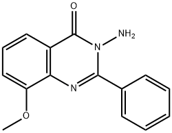 4(3H)-Quinazolinone,  3-amino-8-methoxy-2-phenyl-