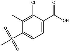 2-氯-3-甲基4-甲基砜基苯甲酸