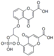 5-[3-(2-carboxy-4-oxo-chromen-5-yl)oxy-2-sulfooxy-propoxy]-4-oxo-chrom ene-2-carboxylic acid