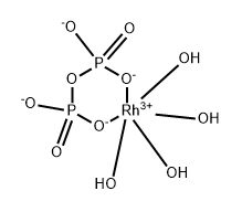 bidentate tetraaquarhodium-pyrophosphate complex