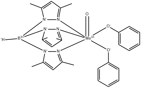 oxobis(phenolato)(tris(3,5-dimethyl-1-pyrazolyl)-hydroborato)molybdenum(V)