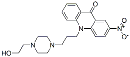 4-(3-(2-nitro-9-(10H)acridinon-10-yl)propyl)-1-piperazineethanol