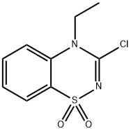 3-Chloro-4-ethyl-4H-1,2,4-benzothiadiazin-1,1-dioxide