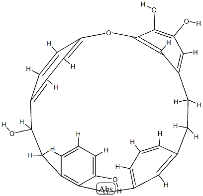 7,8,19,20-Tetrahydro-15,18-etheno-2,6:9,13-dimetheno-1,14-benzodioxacyclodocosin-11,12,19,24-tetrol