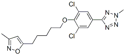 5-(3,5-dichloro-4-((5-(3-methyl-5-isoxazolyl)pentyl)oxy)phenyl)-2-methyl-2H-tetrazole
