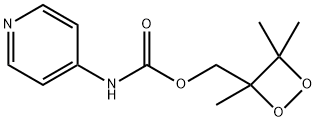 (3,4,4-Trimethyl-1,2-dioxetan-3-yl)methyl 4-pyridinylcarbamate