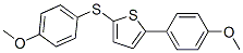 Thiophene, 2-(4-methoxyphenyl)-5-(4-methoxyphenylthio)-