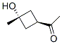 Ethanone, 1-(3-hydroxy-3-methylcyclobutyl)-, cis- (9CI)