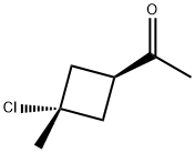 Ethanone, 1-(3-chloro-3-methylcyclobutyl)-, cis- (9CI)