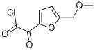 2-Furanacetyl chloride, 5-(methoxymethyl)-alpha-oxo- (9CI)