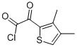 2-Thiopheneacetyl chloride, 3,4-dimethyl-alpha-oxo- (9CI)
