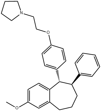 1-(4-pyrrolidinoethoxyphenyl)-2-phenyl-7-methoxybenzosuberan